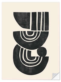 Wandsticker Geometrischer Rhythmus II