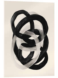 Acrylglasbild Verwobene Linien