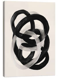 Leinwandbild Verwobene Linien