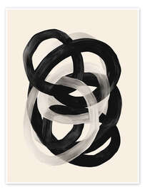 Wandbild Verwobene Linien - Branka Kodžoman