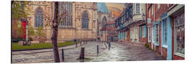 Alubild Alte Straßen von York