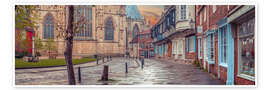 Poster Old Streets of York - Assaf Frank