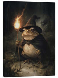 Leinwandbild Magische Krötenhexe