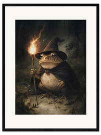 Gerahmter Kunstdruck Magische Krötenhexe