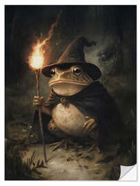 Wandsticker Magische Krötenhexe