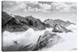 Leinwandbild Bergwelt bei Flaire, Araches la Frasse, Frankreich - Christian Müringer