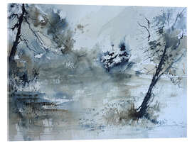 Acrylglasbild Nebliges Wasser - Pol Ledent
