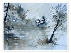 Tableau Misty waters - Pol Ledent