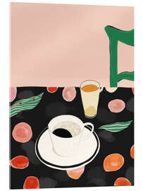 Acrylglasbild Morgenkaffee