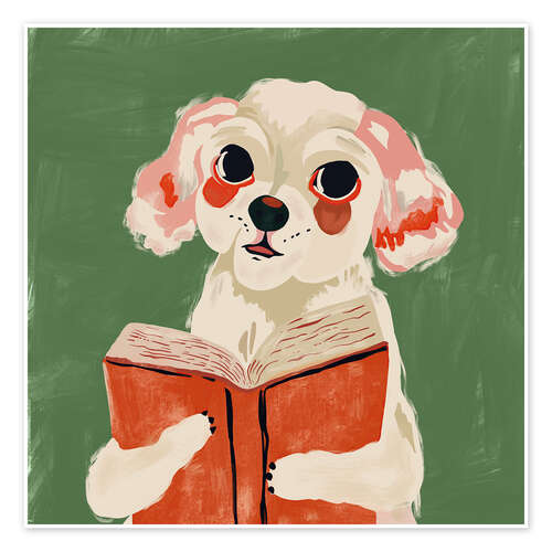 Poster Bookish Pup