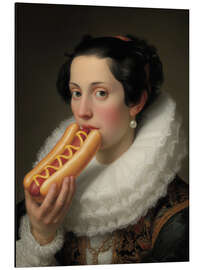 Magnettafel Hot Dog Herzogin - Barock Fast Food