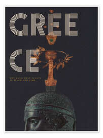 Wandbild Greece - The Land That Floats In Space And Time - Frank Moth