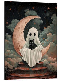 Gallery Print Geist und schwarze Katze