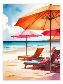 Tableau Lazy days at the beach - Ohkimiko