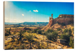 Cuadro de madera Chimney Rock, New Mexico - Chiara Salvadori