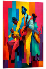 Acrylglasbild Soulful Sounds - Kubistische Musik - Thomas Klee