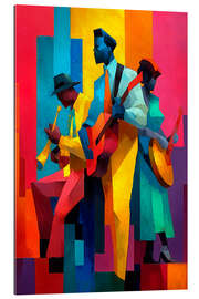 Gallery Print Soulful Sounds - Kubistische Musik