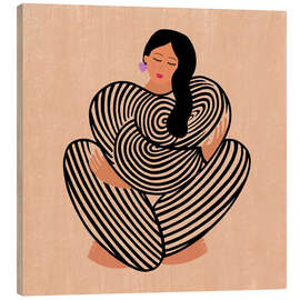 Holzbild Selbstliebe I