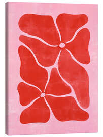 Leinwandbild Boho Blumen - Sam Reimann