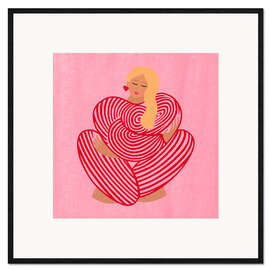 Gerahmter Kunstdruck Selbstliebe II