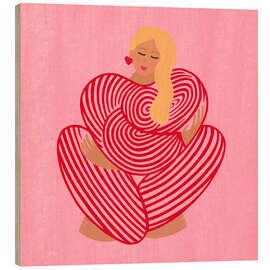 Holzbild Selbstliebe II