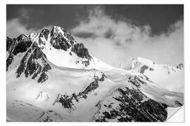Wandsticker Schneebedeckte Berge im Tauferer Ahrntal, Südtirol