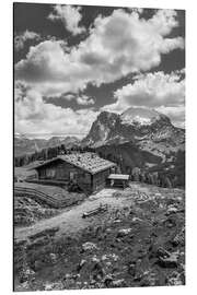 Alubild Almhütten auf der Seiser Alm, Südtirol