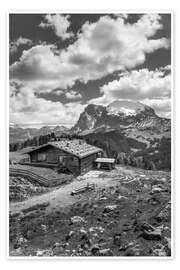 Poster Almhütten auf der Seiser Alm, Südtirol