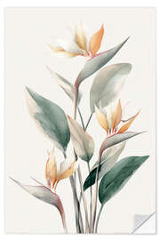 Wandsticker Strelitzie