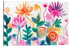 Magnettafel Wunderlicher Wildblumengarten