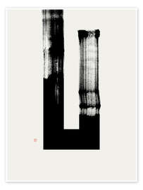 Wandbild Linear Story N°2 - Thoth Adan