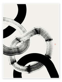 Wandbild Linear Story N°5 - Thoth Adan