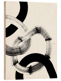 Holzbild Linear Story N°5 - Thoth Adan