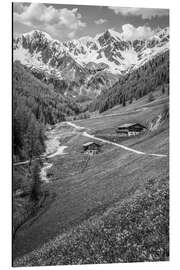 Alubild Bergmeister-Alm im Mühlwalder Tal bei Lappach, Südtirol