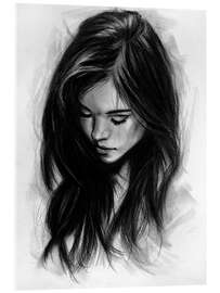 Acrylglasbild Falling into herself - Denny Stoekenbroek