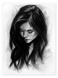 Wandbild Falling into herself - Denny Stoekenbroek