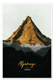Wandbild Alpamayo, Perù - Tobias Roetsch