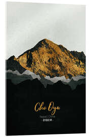 Acrylglasbild Cho Oyu, Nepal/China - Tobias Roetsch