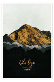 Wandbild Cho Oyu, Nepal/China - Tobias Roetsch