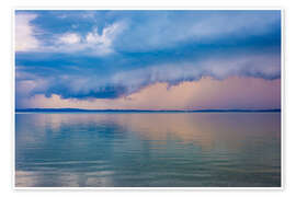 Wandbild Gewitter über dem Chiemsee - Martin Wasilewski