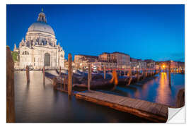Wandsticker Blaue Stunde am Canal Grande in Venedig - Martin Wasilewski