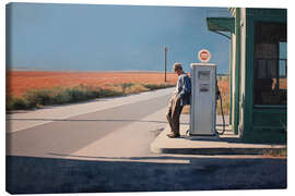 Leinwandbild Wüstenstraße