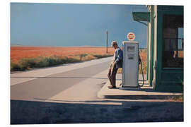 Hartschaumbild Wüstenstraße