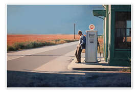 Poster Wüstenstraße