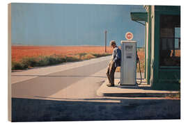 Holzbild Wüstenstraße