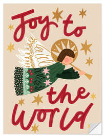 Wandsticker Joy to the world