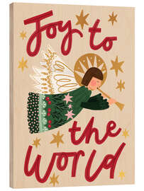 Holzbild Joy to the world