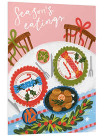 Hartschaumbild Season's eatings - Lucy Hook