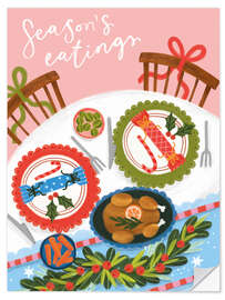 Wandsticker Season's eatings