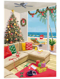 Acrylglasbild Kalifornische Weihnachten